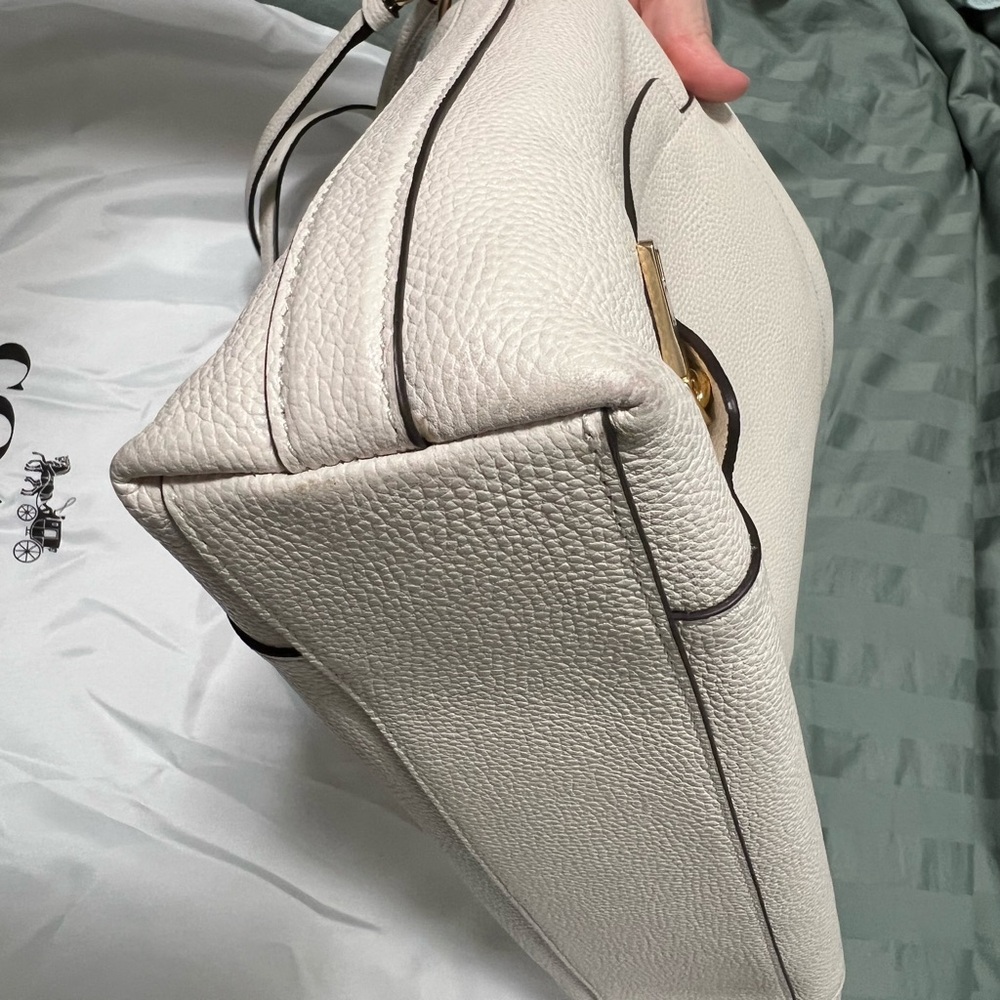 Coach White Leather Bag - Picture 10 of 13